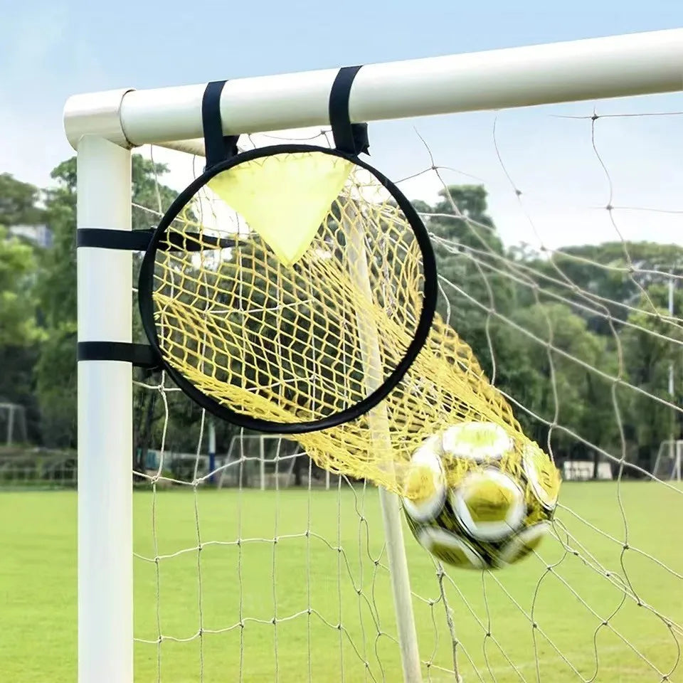Soccer Target Net Foldable Soccer Ball Practice Shot Net Outdoor Football Training Equipment for Shooting Accuracy Training
