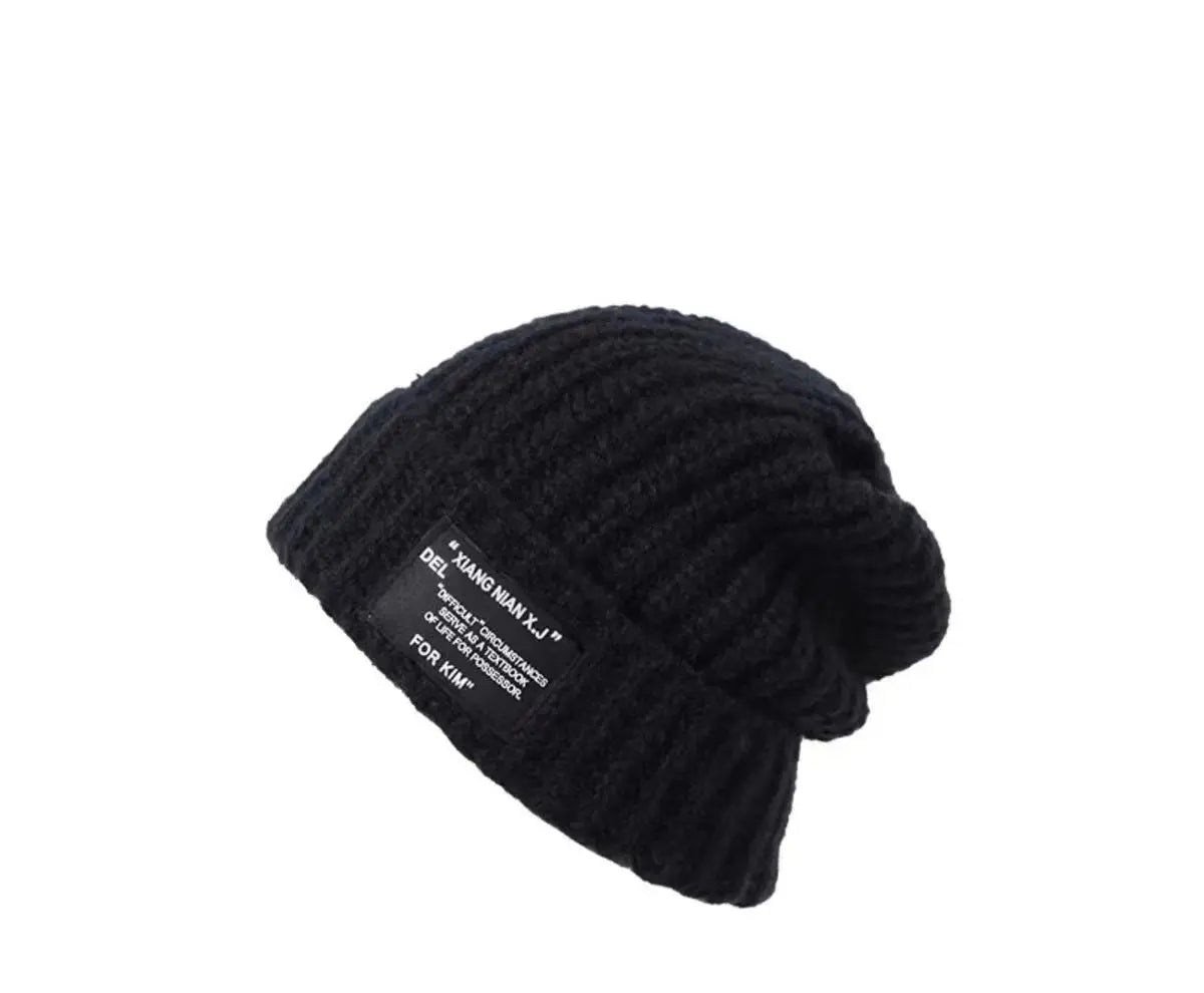 Knitted hats children's ins knitted toe caps versatile big head circumference face covering ear protection pile of hats