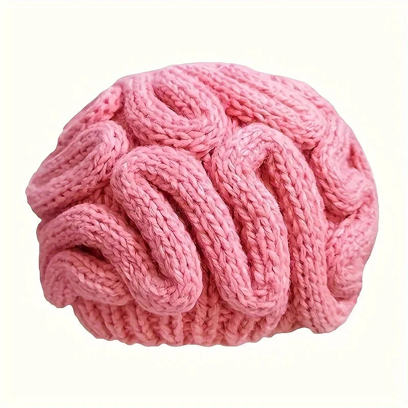 Funny Brain Y2K Beanie Trendy Hip Hop Unisex Knit Hats Elastic Skull Cap Warm Beanies For Women & Men