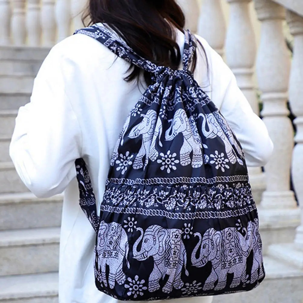 Convenient Travel Backpack  Adjustable Straps Lightweight Women Backpack  Soft Fabric Firm Stitching Rucksack