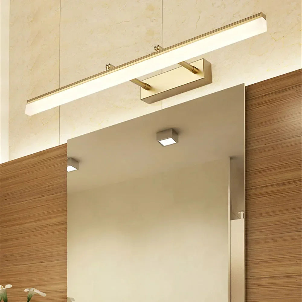 Bathroom Mirror Front Wall Lamp Waterproof Anti-fog Retractable Sconce Wall Light Makeup Mirror Wall Lights