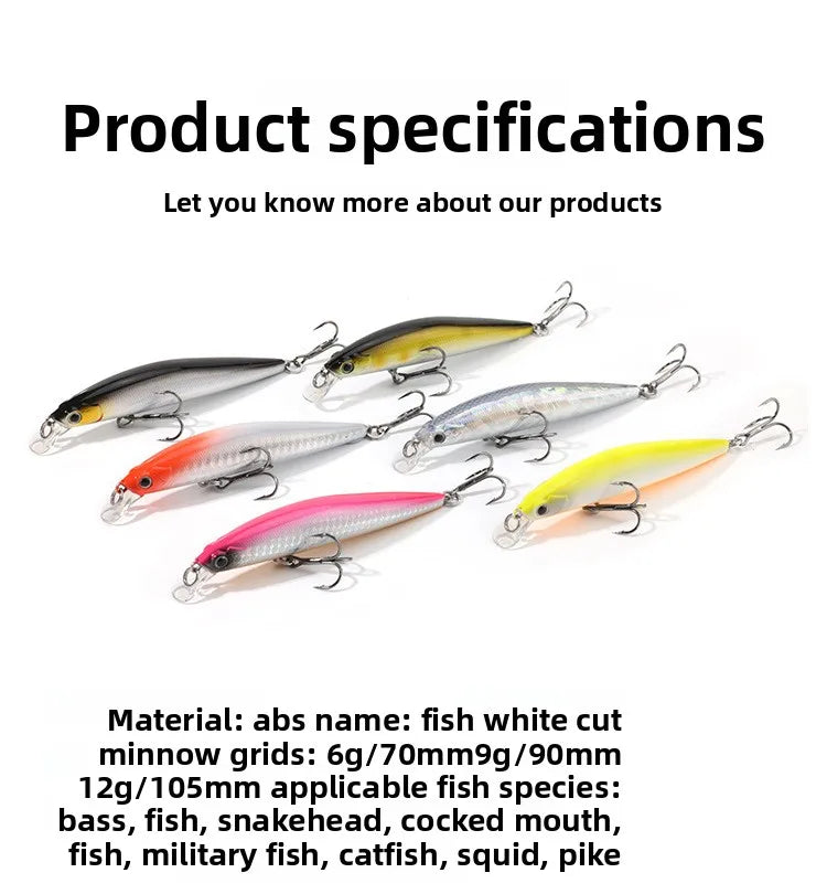 Fly, hover, Mino, long throw, road, fake bait, fresh water, whole fish, loud pearl, night fishing