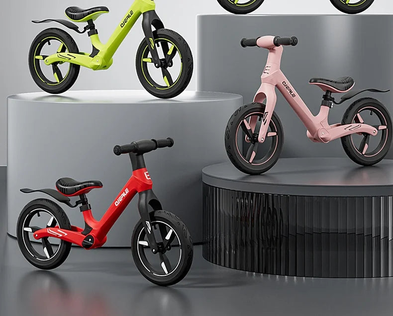 12inch Bike for Children Without Pedals1-6Year Old Boys and Girls Bicycle Walking Learning Balance Bike
