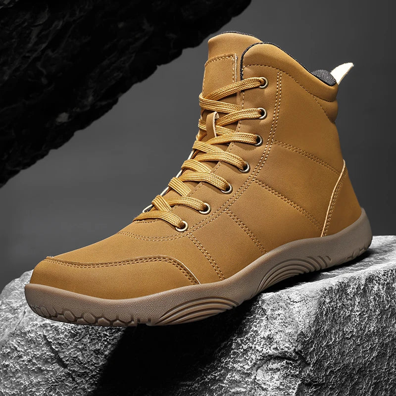 boots men outdoor walking shoes Wide-Toe-Box Barefoot Shoes for Men boots men flats Comfortable casual shoes men mocassin