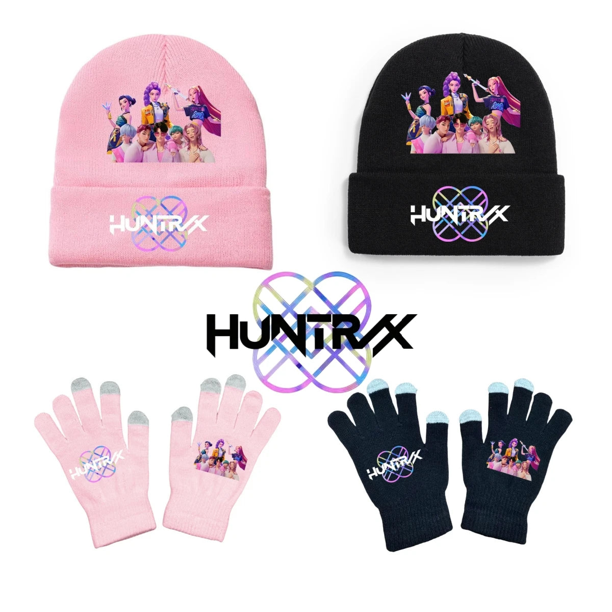 NEW K-pops Demons Hunters Knitted Hats Men Women's Kawaii Hats Outdoor Warm Hat Anime Mira Rumi Zoey Cosplay Cap Christmas Gift