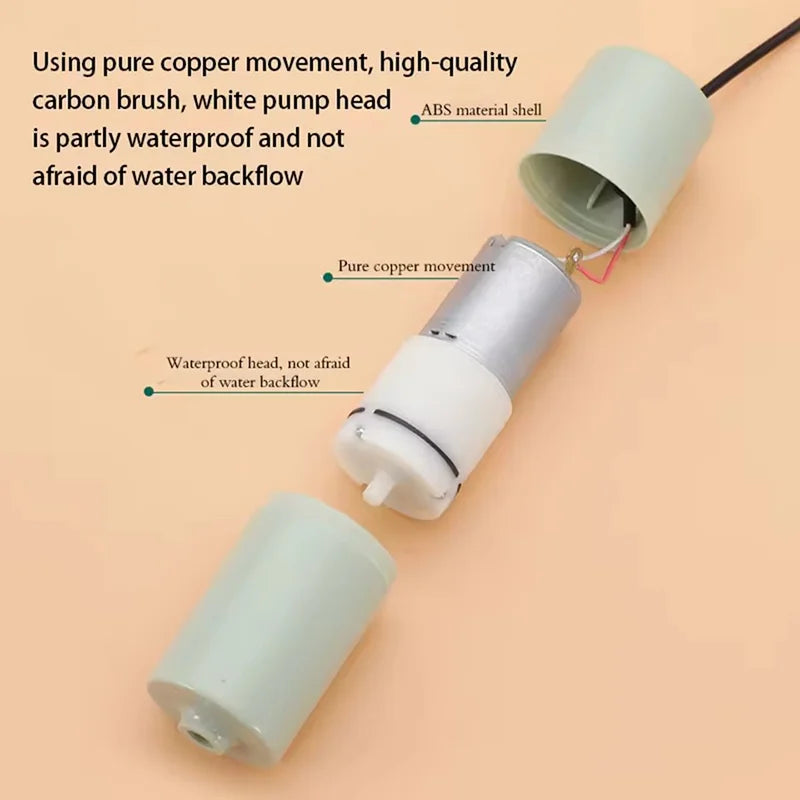 Usb Aquarium Air Pump Portable Silent High Air Volume Oxygenator For Fish Tank Aquatic Accessories Fish Keeping Supplies
