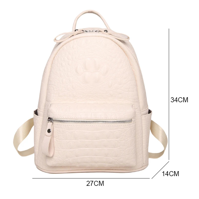 Women's Backpack Ladies Big Bagpack for Teenager Girl PU Leather Large Capacity Shoulder Bags for Women 2024 Mochilas Feminina