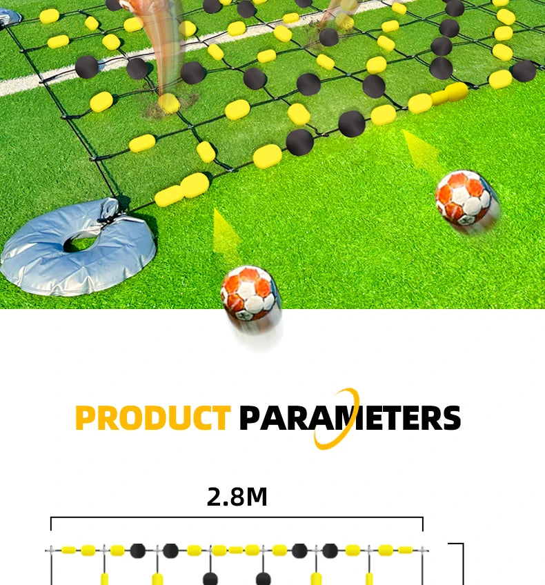 Soccer Training Equipment Improvement Soccer Skills for Reflex and Agility Training Kit Rebound Network