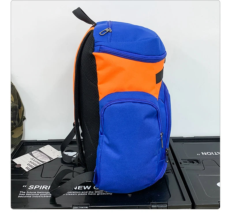 Basketball Soccer Backpack with Shoes Pocket  Outdoor Sports Training Commuting Bag Gym Fitness Bag College Laptop Schoolbag Men