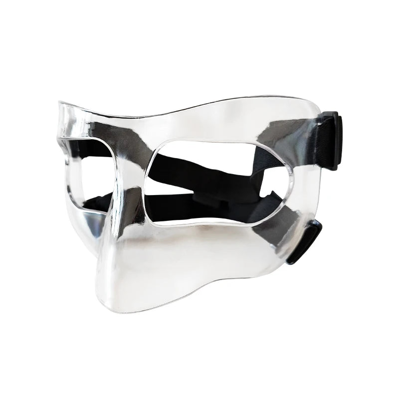 Sports Nose Helmet Basketball Mask Nose Guard Face Shield Protective Mask With Adjustable Elastic Strap Anti-collision Equipment