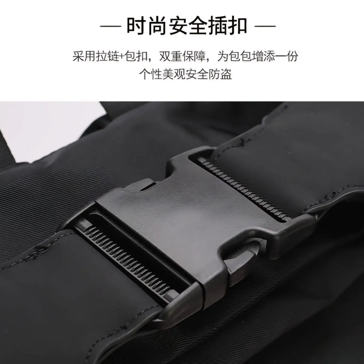 Backpack Computer Bag Student Schoolbag Simple Fashion Carry-on Bag Luggage Bag Lightweight Large