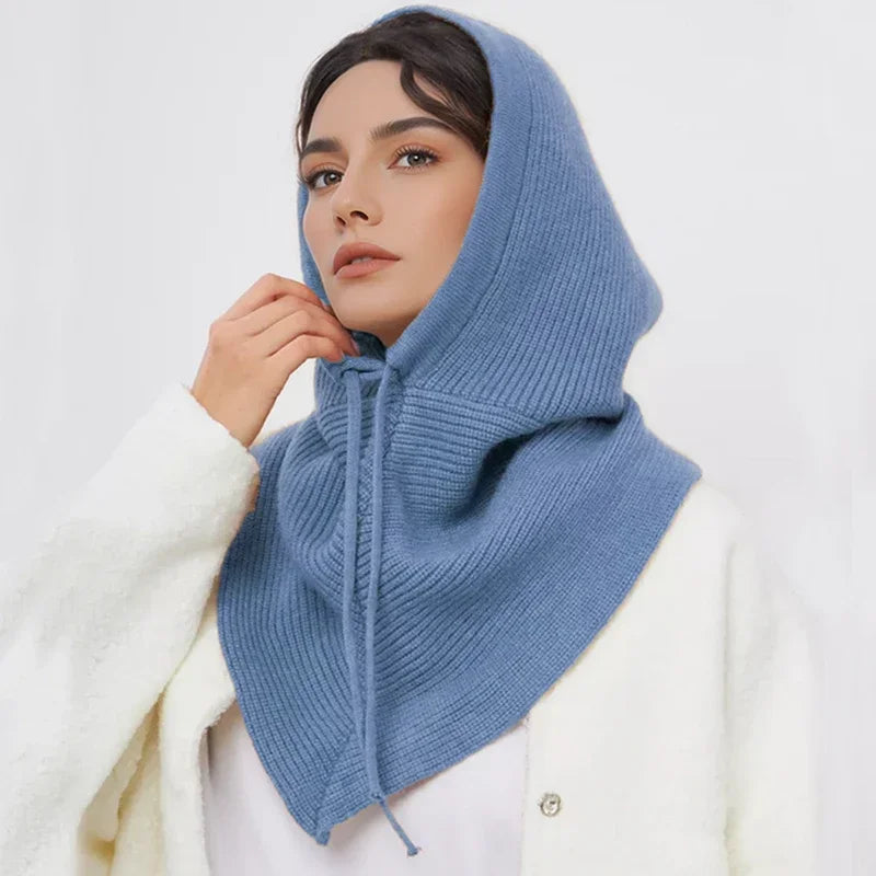 Winter Ladies Hat Scarf Y2k Balaclava Hat Knitted Hats Outdoor Warm One Collar Children's Hats Hats Men Hats Winter Accessories