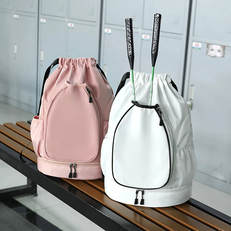High-Capacity Sports Bag for Gym – Includes Dual Racket Spaces and Shoe Pocket, Ideal for Tennis and Badminton