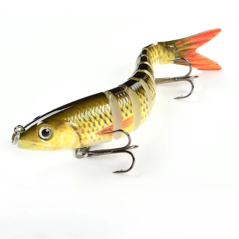 Fishing Lures Multi Jointed Swimbait Crank Bait Slow Sinking Bionic Artificial Bait Freshwater Saltwater Trout Bass Fishing Acce
