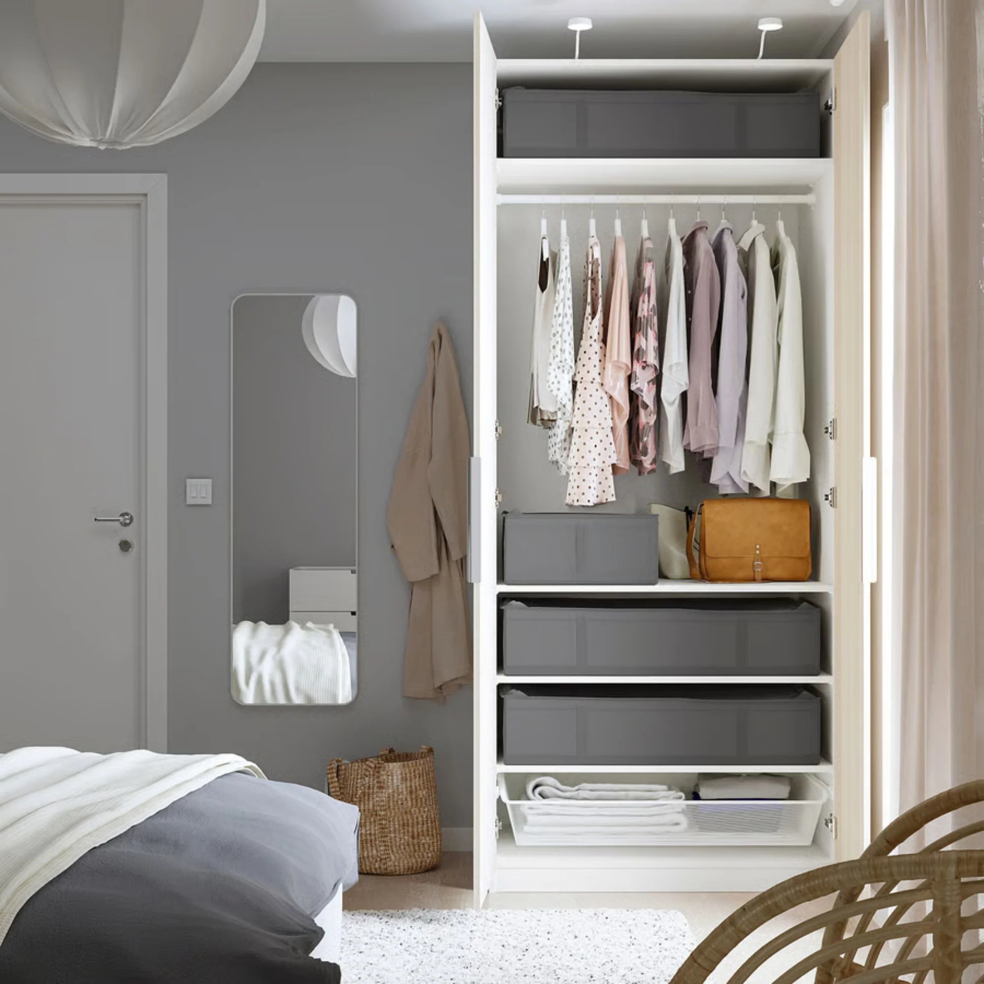 Under Bed Storage Containers, Durable Fabric, Washable, Collapsible, Under Bed Storage Bins For Clothes, Blankets, Sheets,