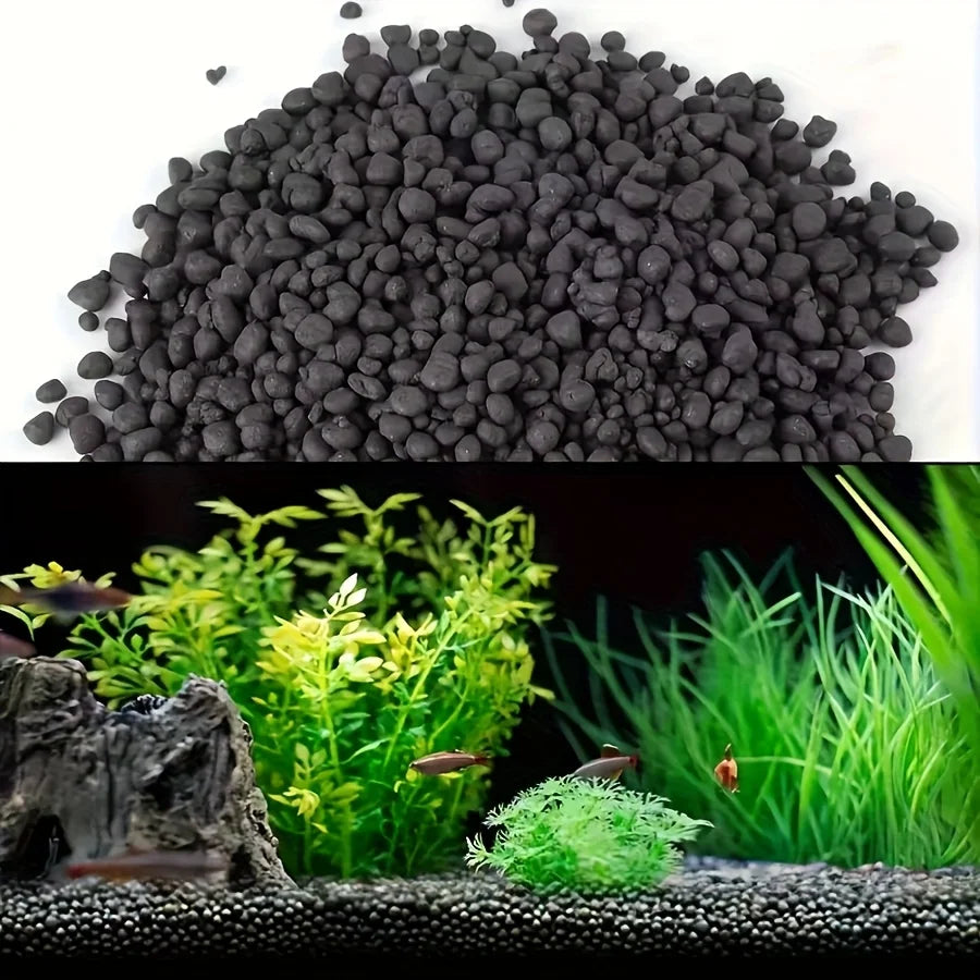 500g 1000g Aquarium Plant Substrate Aquatic Soil for Fish Tank Decoration and Aquascaping Essential for Aquarium Enthusiasts
