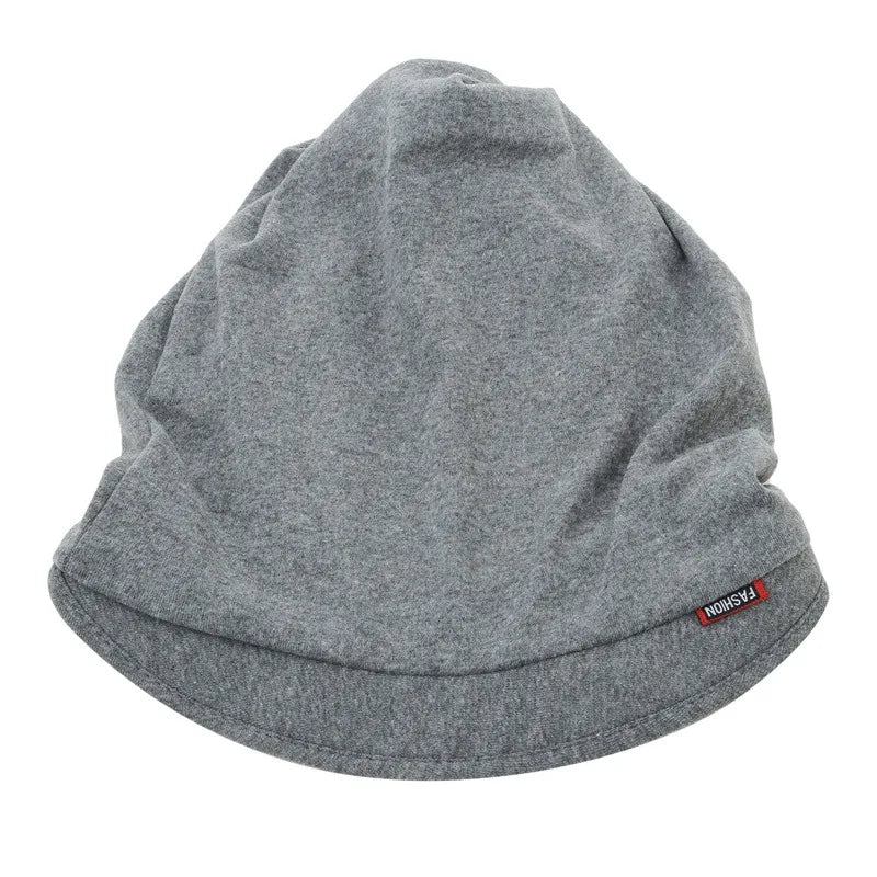 Knitted Head Cap Ladies Fashion Windproof Warm Thicken Hats Simple Solid Color Hat For WomenNew Autumn Winter Hat