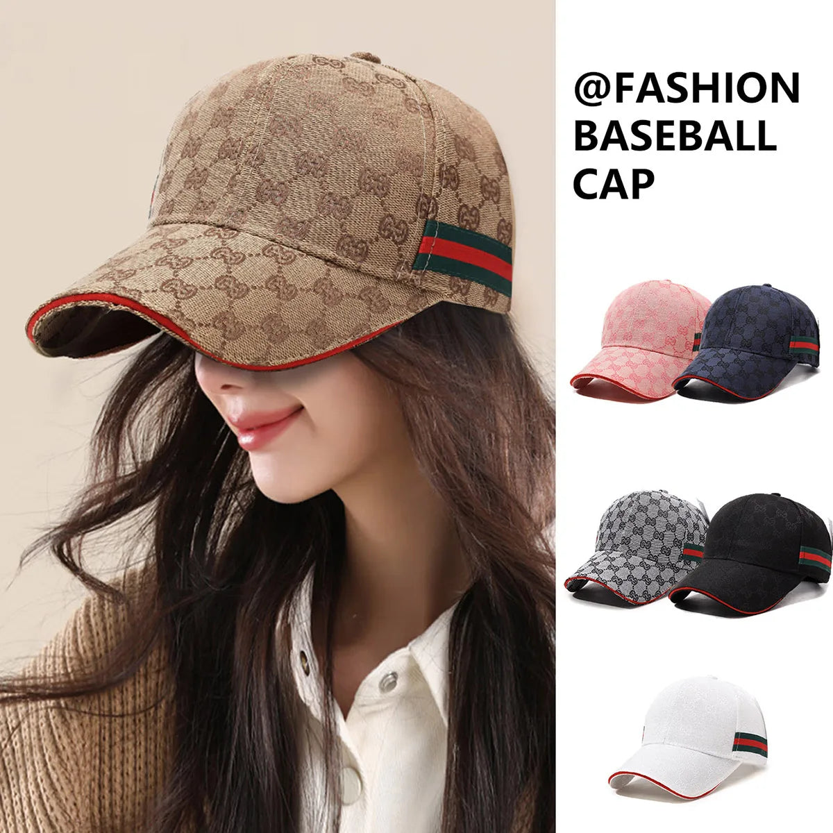 Hats Women's Sports Fashion Outdoor Baseball Caps Men's Embroidered Letter Caps Show Face Small Sunscreen Sun Hats