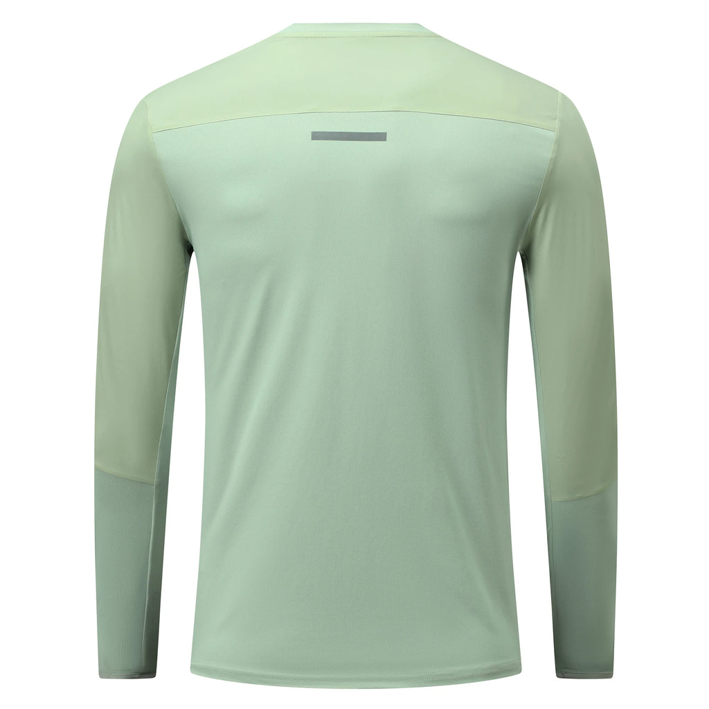 Men Athletics Tops Long Sleeve Running Shirts Mens Sport Soccer Hiking Fitness Cycling Gym T Shirts Clothing Elastic Breathable