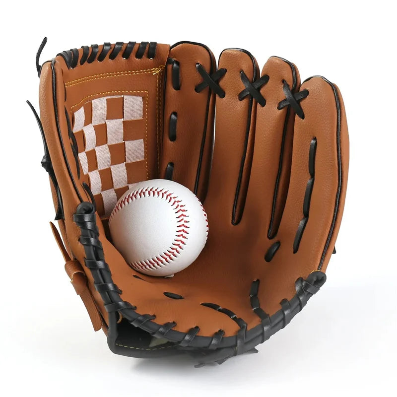 Outdoor camping sport Baseball Gloves Softball Practice Equipment Size 9.5 Left Hand For Kids/Adults Man Woman Training