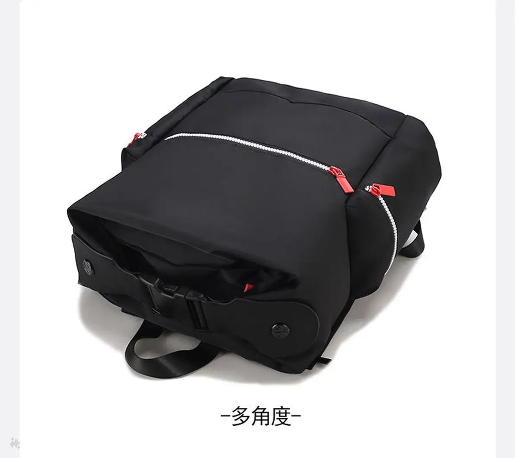 Backpack Computer Bag Student Schoolbag Simple Fashion Carry-on Bag Luggage Bag Lightweight Large