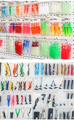 9pcs/page Glow Squid Jig Hook Saltwater Fishing Bait Artificial Egg Wood Shrimp Lures Sea Fishing Octopus Cuttlefish Squid Lure