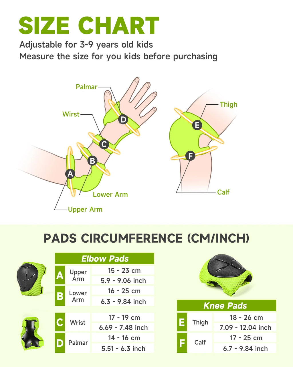 Kids Protective Gear Child Knee Elbow Pads Wrist Guard Sports Protection for Scooter Skateboard Balance Bike Cycling Equipment