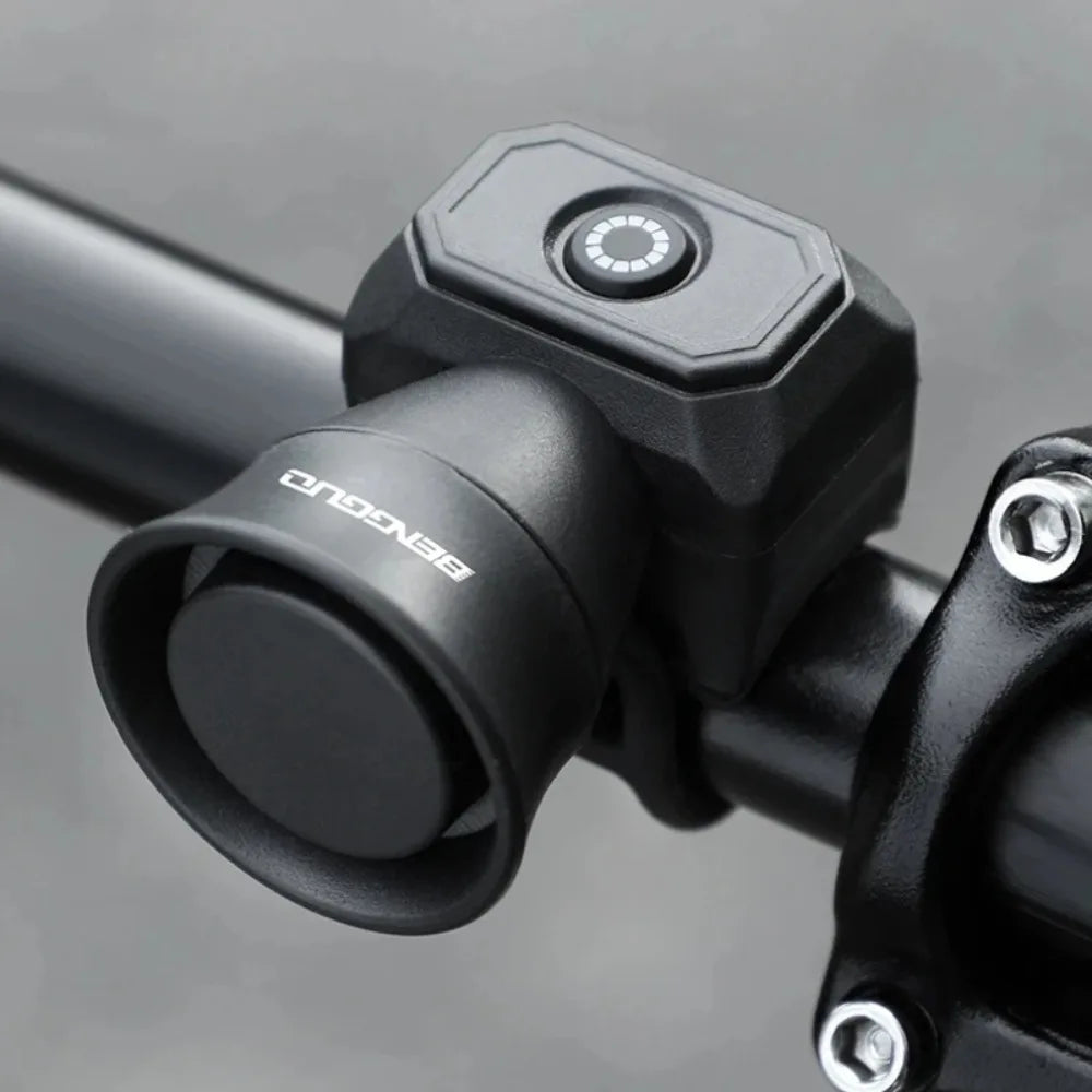 Bicycle Horn, Mountain Bike Bell, Mini USB Charging or Battery Powered, Waterproof Electronic Bell, Bicycle Riding Equipment