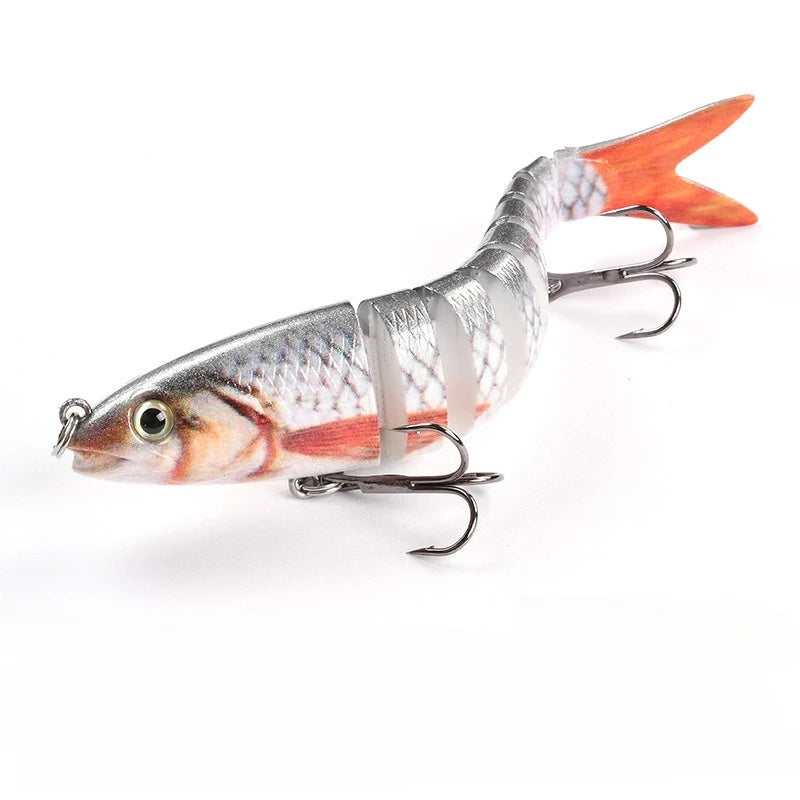 Fishing Lures Multi Jointed Swimbait Crank Bait Slow Sinking Bionic Artificial Bait Freshwater Saltwater Trout Bass Fishing Acce