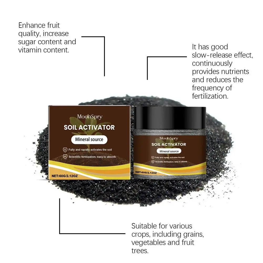 Garden Soil Conditioner Mineral Source Activator For Prevent Soil Compaction Promote Rooting Flower Plant Fertilizer Nutrient