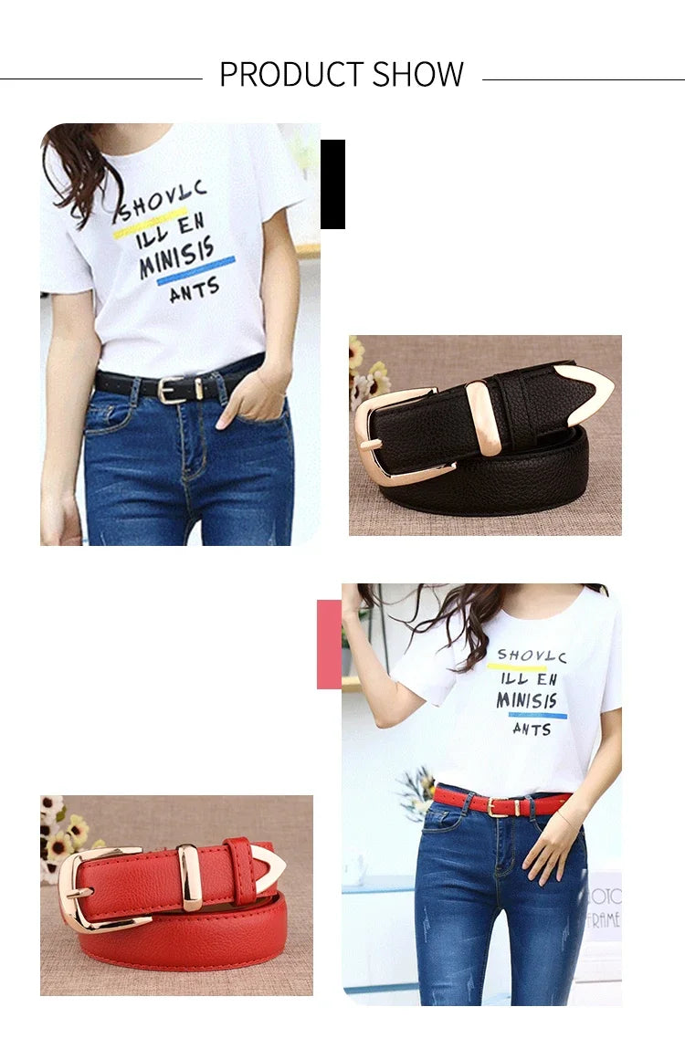 Stylish Women's Belts High Quality WaistBest Matching Dress Jeans Waistband for Lady straps for women LB2146