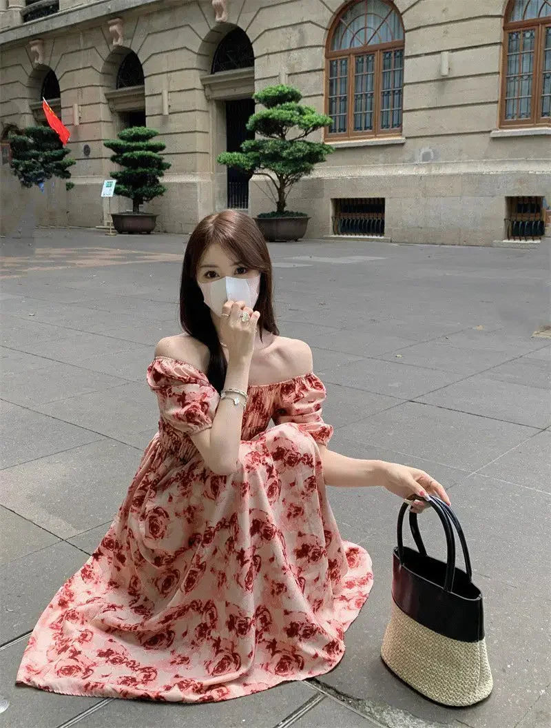 Dresses for Women Holiday Long Loose Woman Dress Birthday Maxi Soft Black Trendy One Pieces Harajuku Xxl Elegant Luxury Hot Chic