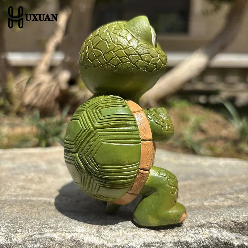 Turtle Garden Statue Decoration Lawn Ornament Figurine Outdoor Statue For Pond Patio Indoor Outside Hallway