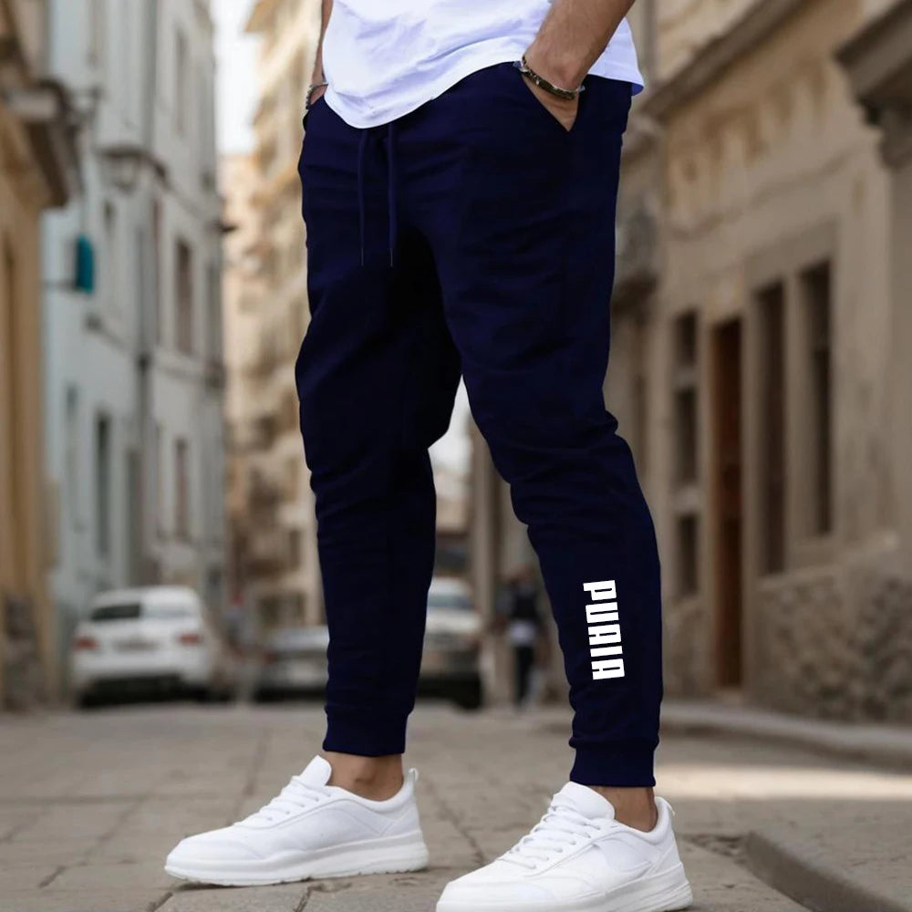 New men's printed fashionable sports pants - fitness sports pants - comfortable sports trousers - running sports pants - fitness
