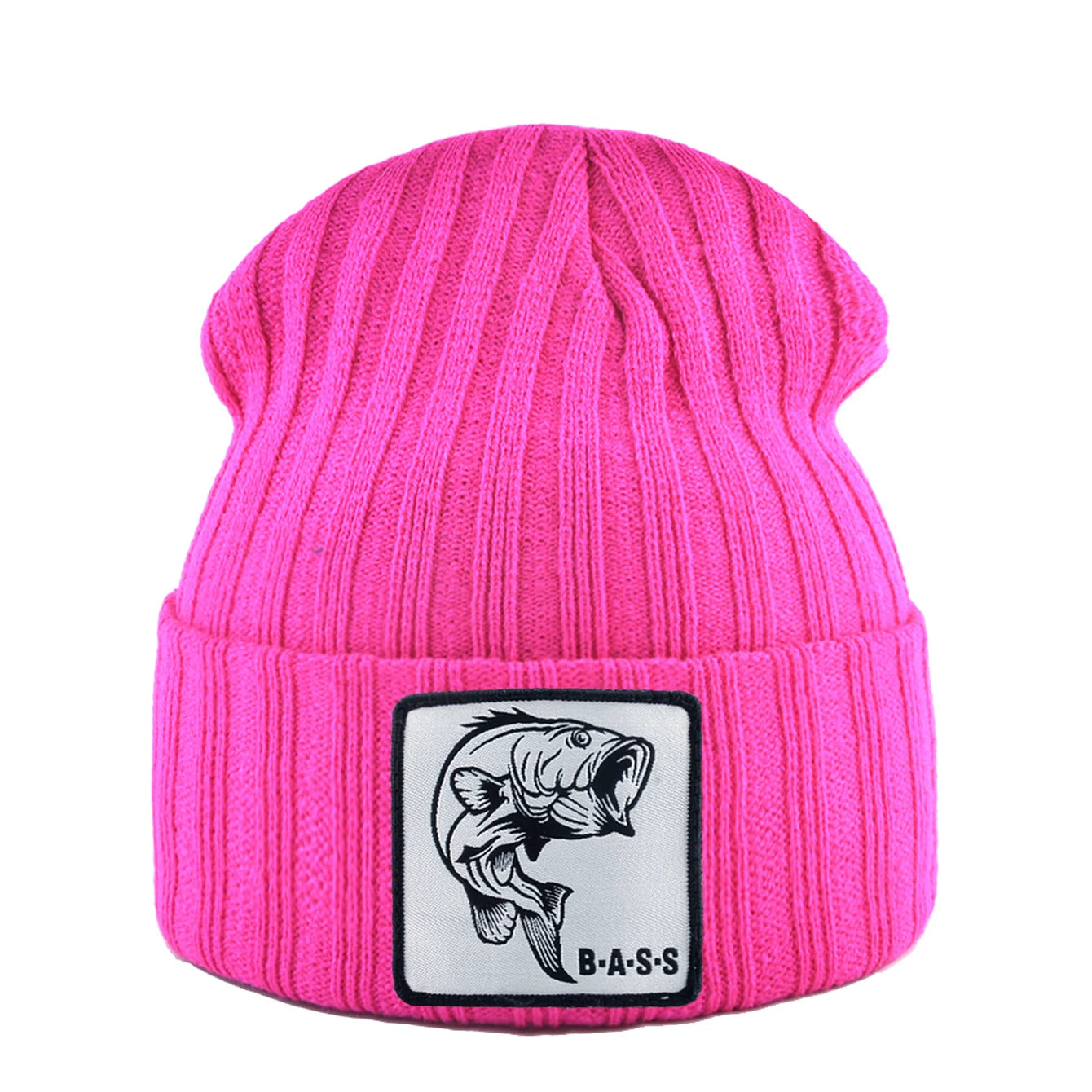 Knitted Skullies Beanie With Animals Patch Men Women Outdoor Casual Sport Hats Autumn Winter Solid Color Hip Hop Beanies