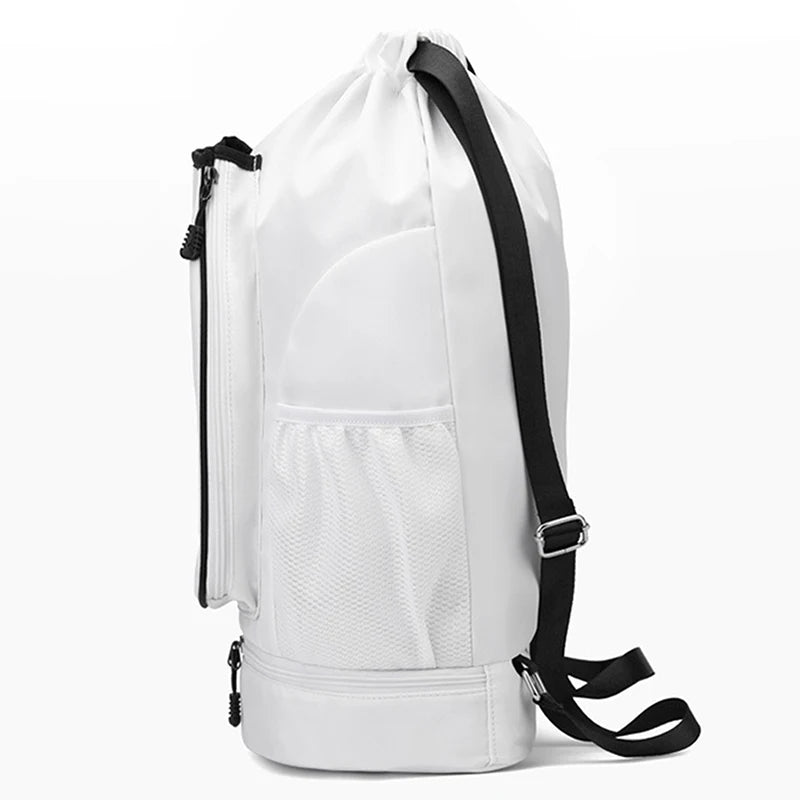 High-Capacity Sports Bag for Gym – Includes Dual Racket Spaces and Shoe Pocket, Ideal for Tennis and Badminton