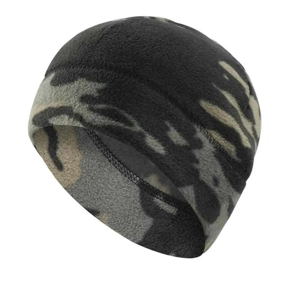 Warm Fleece Camouflage Hats Classic Windproof Outdoor Hiking Accessories Fishing Cycling Hunting Men Caps