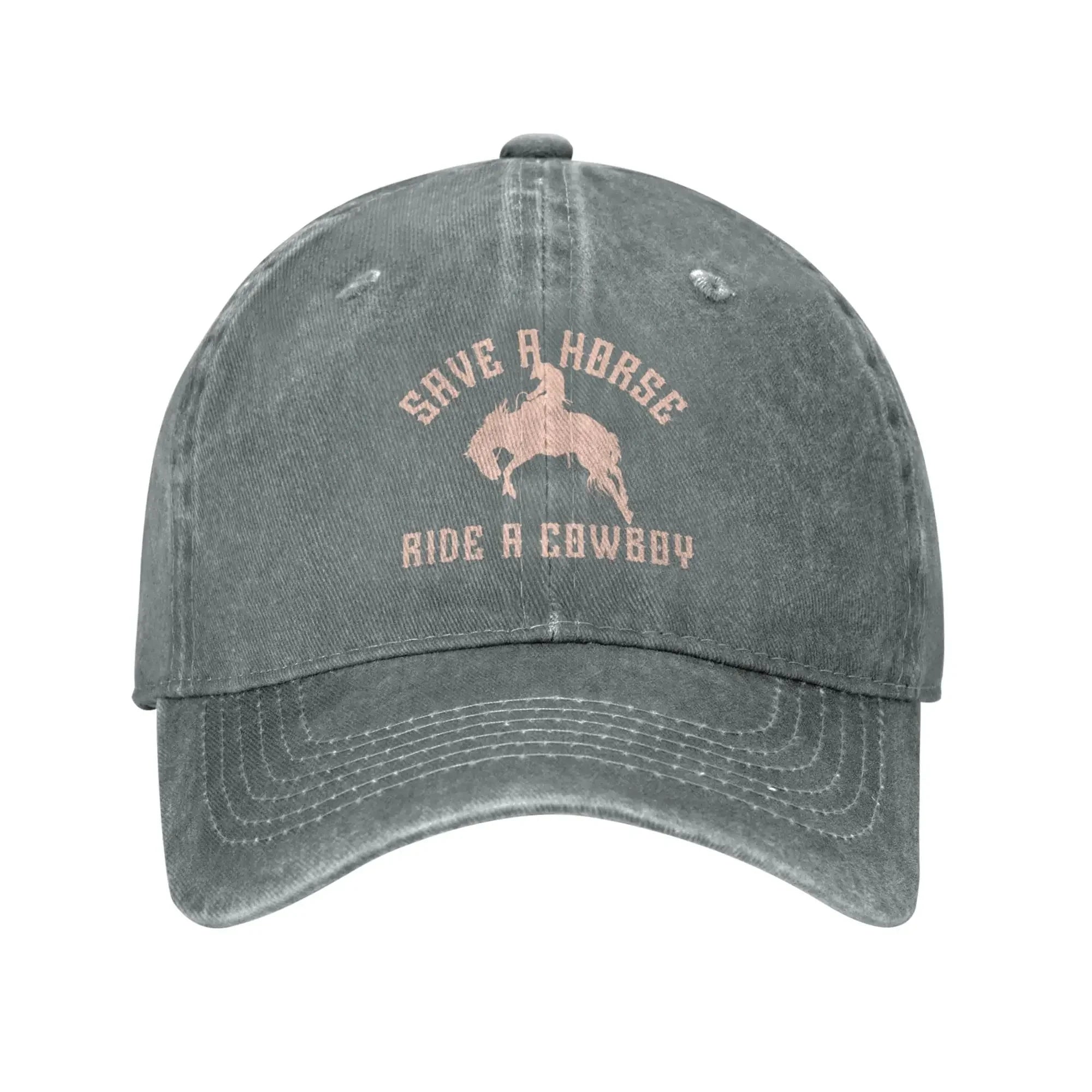 Save A Horse Ride A Cowboy Trucker Hat Western Horse Cap Save A Horse Ride A Cowboy Hat Unisex Cowboy Men Women