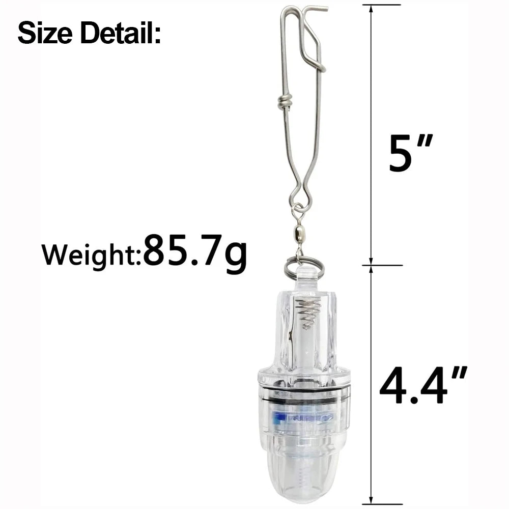 Fishing Light Underwater Deep Drop Lights Waterproof Squid Fishing Lure Light Flashing Blinking flash lamp drop fishing Tackle