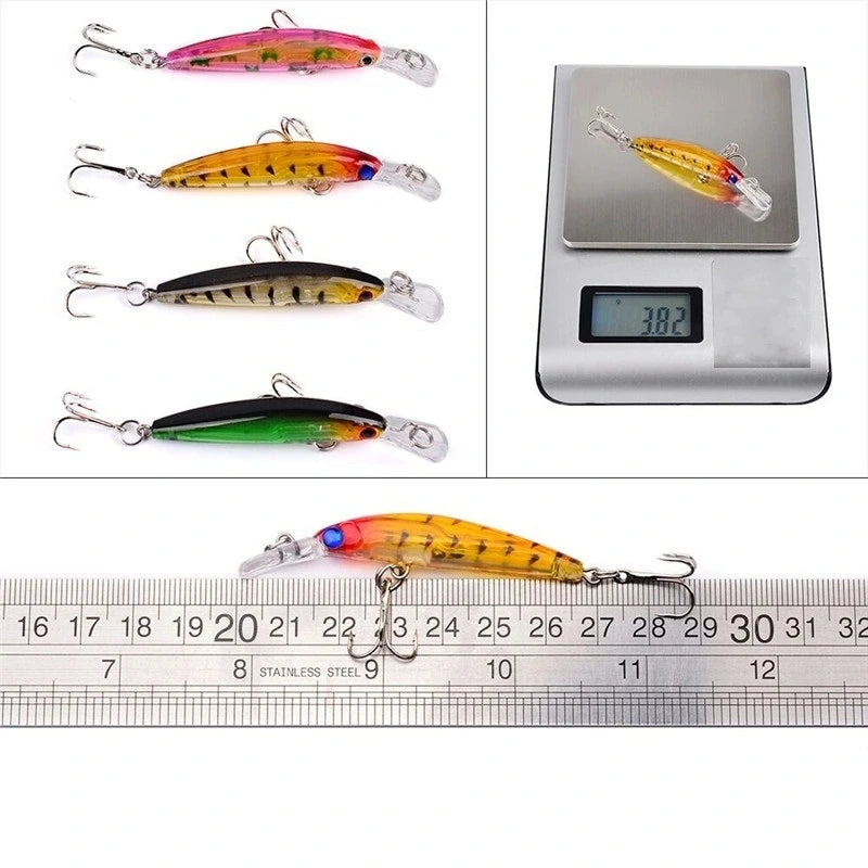 Fishing Lure Set Fishing Hard Bait Mini Minnow Floating Swing Crankbait Crazy Wobblers Artificial Bionic Crank Lures