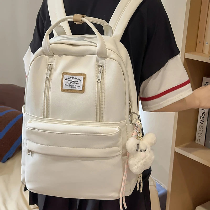 Women's Backpack Daily Travel Female Multi-pocket Casual Woman Man Travel Bag Schoolbag for Teenage Girl Boy Laptop Knapsack
