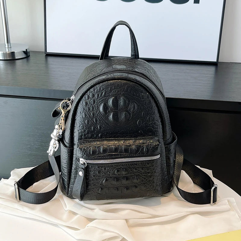 Women's Backpack Ladies Big Bagpack for Teenager Girl PU Leather Large Capacity Shoulder Bags for Women 2024 Mochilas Feminina