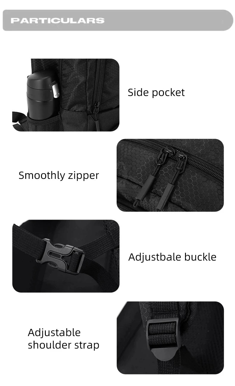 Sports Gym Fitness Yoga Backpack with Shoes Pocket Outdoor Large Camping Hiking Basketball Bag Capacity Soccer Equipment Pack