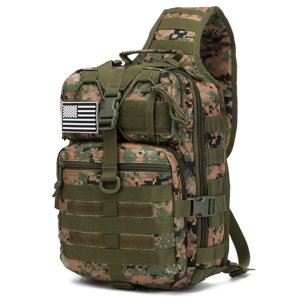 Backpack Tactical Assault Pack  Outdoor Hiking Camping Sling Backpack Waterproof EDC Rucksack Bag Hunting Trekking Travelling