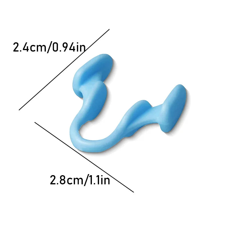 2pcs Mini Stop Snoring Device Silicone Elastic Nose Clip Anti-Snoring Supplies To Prevent Snoring Good Sleep
