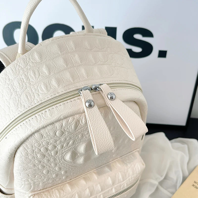 Women's Backpack Ladies Big Bagpack for Teenager Girl PU Leather Large Capacity Shoulder Bags for Women 2024 Mochilas Feminina