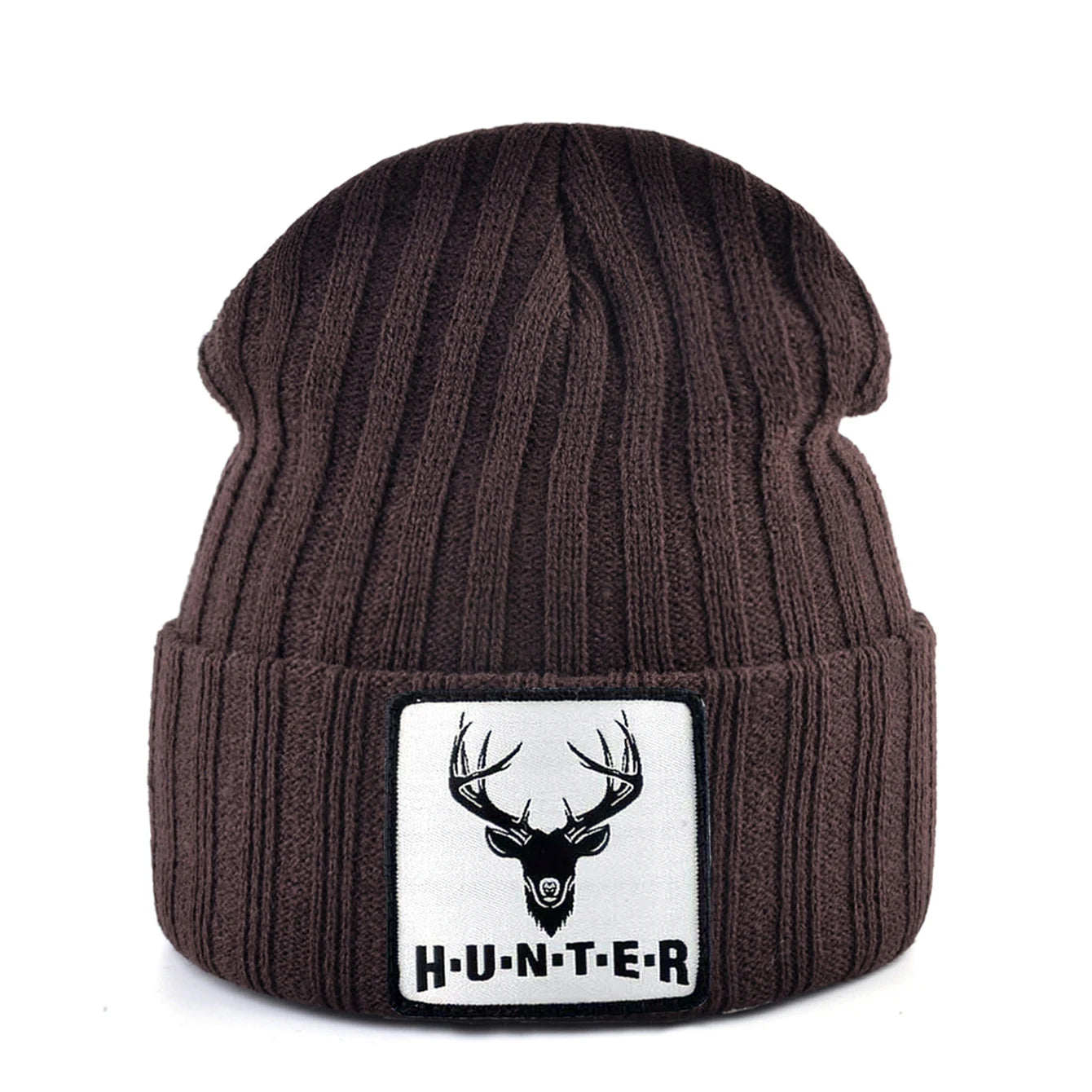 Knitted Skullies Beanie With Animals Patch Men Women Outdoor Casual Sport Hats Autumn Winter Solid Color Hip Hop Beanies