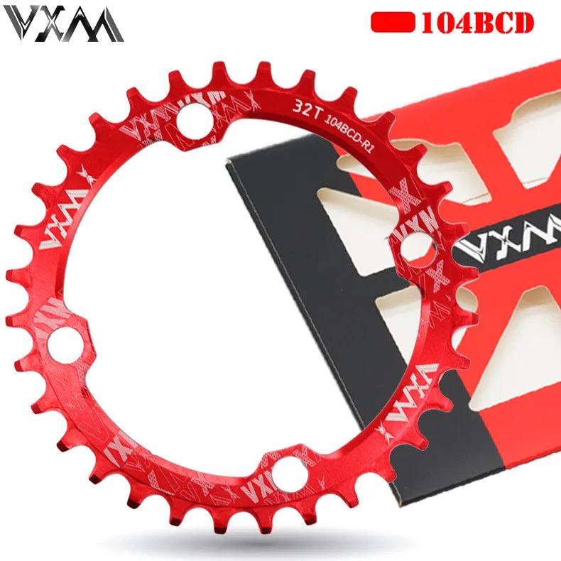Bike 104BCD Elliptic mountain bike 32T 34T 36T 38T modified plus and minus teeth single tooth disc bycicle accesories Crank