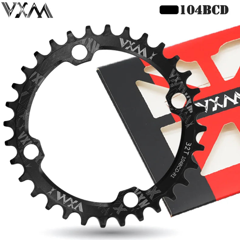 Bike 104BCD Elliptic mountain bike 32T 34T 36T 38T modified plus and minus teeth single tooth disc bycicle accesories Crank