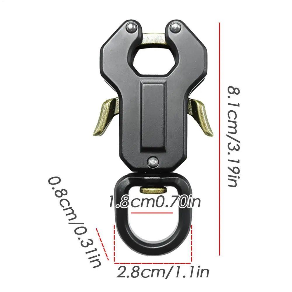 Dog Leash Clasp Zinc Alloy Dog Leash Locking Clips Pet Puppy Outdoor Collar Accessory Puppy Quick Release Chain Locking Buckles